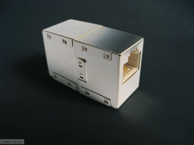 Соединитель RJ45-RJ45 JKE 11 F